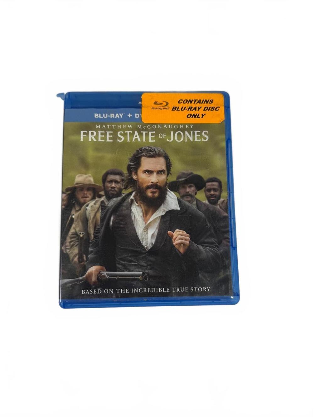 Free State of Jones Blu-ray Disc Featuring Matthew McConaughey – Historical True